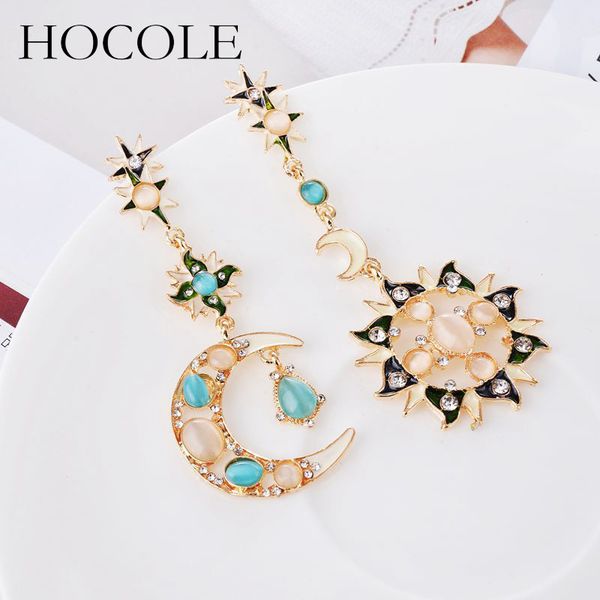 hocole irregular rhinestone sun moon drop earrings pendant crystal asymmetry long dangle earrings for women wedding jewelry, Silver
hocole irregular rhinestone sun moon drop earrings pendant crystal asymmetry long dangle earrings for women wedding jewelry, Silver