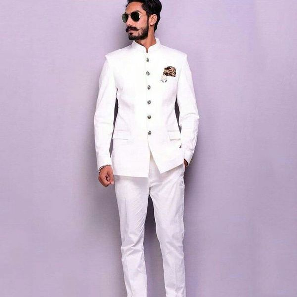italian stand collor white men suits 2020 slim fit terno masculino 2 piece(jacket+pants)groom wedding tuxedos for men blazers costume homme, Black;gray
italian stand collor white men suits 2020 slim fit terno masculino 2 piece(jacket+pants)groom wedding tuxedos for men blazers costume homme, Black;gray
