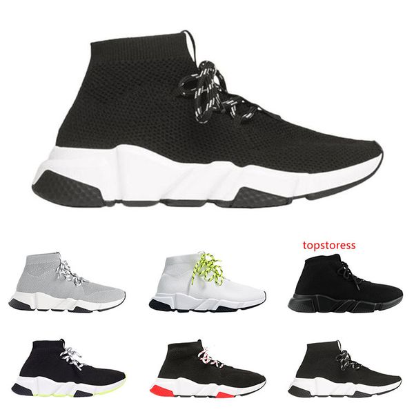 2019 men women designer socks shoes speed trainer lace up mid black white yellow fashion mens trainers casual platform sneakers
2019 men women designer socks shoes speed trainer lace up mid black white yellow fashion mens trainers casual platform sneakers