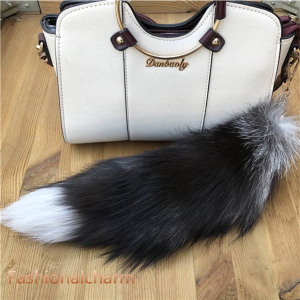 40cm/16"-real genuine natural silver fox fur tail keychians cosplay toy keyring bag charm car phone tassels pendant
40cm/16"-real genuine natural silver fox fur tail keychians cosplay toy keyring bag charm car phone tassels pendant