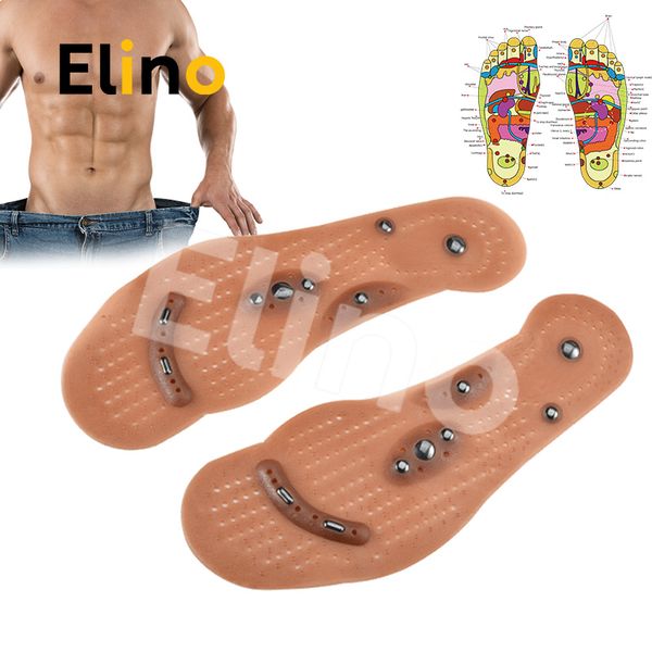 elino 1 pair men magnetic foot massage insoles magnet therapy slimming mats soles healthy weight loss acupressure insert pads, Black
elino 1 pair men magnetic foot massage insoles magnet therapy slimming mats soles healthy weight loss acupressure insert pads, Black