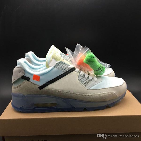 HOT 90 White Jogging Running Shoes Ice Blue Sole Brand Men Newest Designer Fashion Trends Sports Sneakers Size 40-46
HOT 90 White Jogging Running Shoes Ice Blue Sole Brand Men Newest Designer Fashion Trends Sports Sneakers Size 40-46