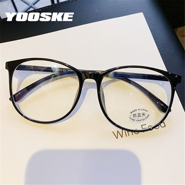 yooske anti blu-ray computer glasses men oversized eyeglasses frames for women big round optical frame transparent spectacles, Black
yooske anti blu-ray computer glasses men oversized eyeglasses frames for women big round optical frame transparent spectacles, Black