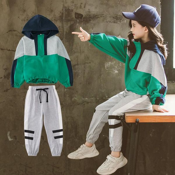 children's clothing autumn and winter coat new girls sports sweater sports pants casual shirt trousers hooded jacket two-piece, White
children's clothing autumn and winter coat new girls sports sweater sports pants casual shirt trousers hooded jacket two-piece, White