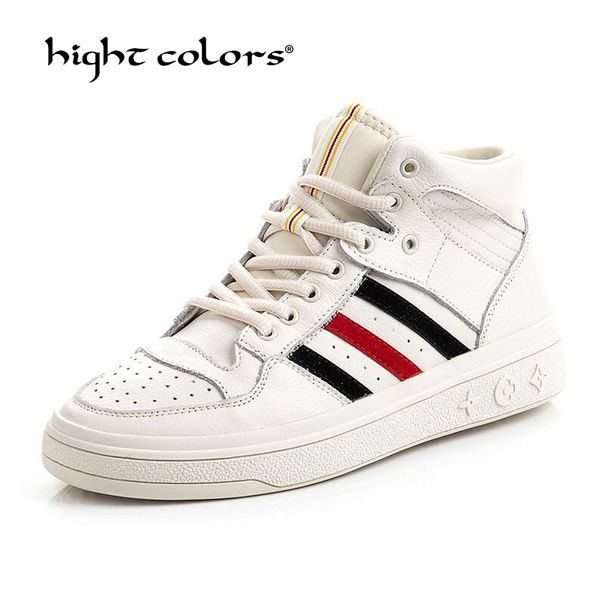 new 2020 white women fashion sneakers high lace up flat platform casual shoes woman genuine leather shoes hww-1014, Black
new 2020 white women fashion sneakers high lace up flat platform casual shoes woman genuine leather shoes hww-1014, Black
