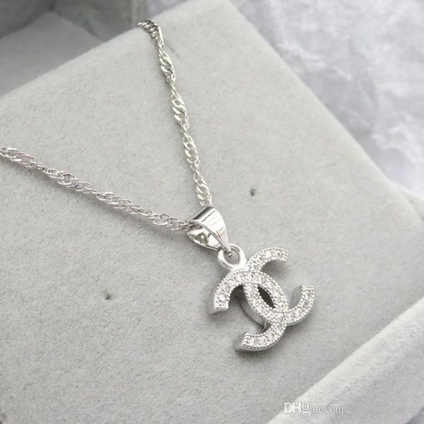 pendant design necklace fashion letter women necklace crystal diamond luxurys necklaces lady jewelry gift quality, Black
pendant design necklace fashion letter women necklace crystal diamond luxurys necklaces lady jewelry gift quality, Black