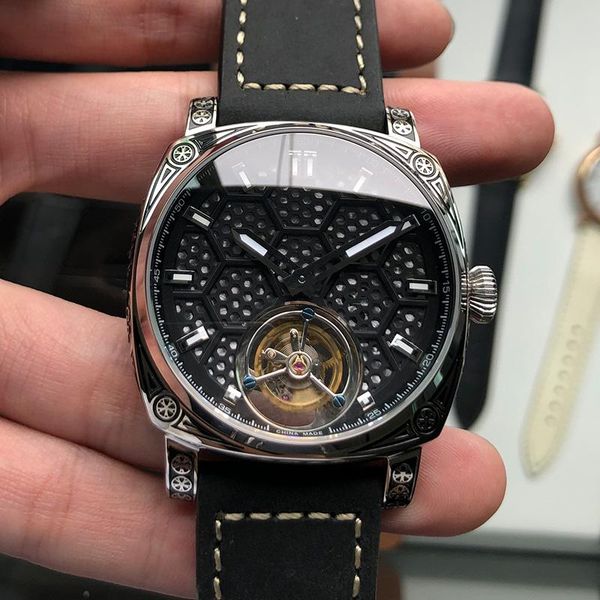 buchs boux watches tourbillon movement st8230 coaxial hollow mechanical watch s50094g, Slivery;brown
buchs boux watches tourbillon movement st8230 coaxial hollow mechanical watch s50094g, Slivery;brown