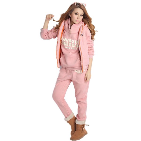2018 autumn tracksuit long sleeve thicken hooded sweatshirts 2 piece set casual sport suit women tracksuit set, White
2018 autumn tracksuit long sleeve thicken hooded sweatshirts 2 piece set casual sport suit women tracksuit set, White