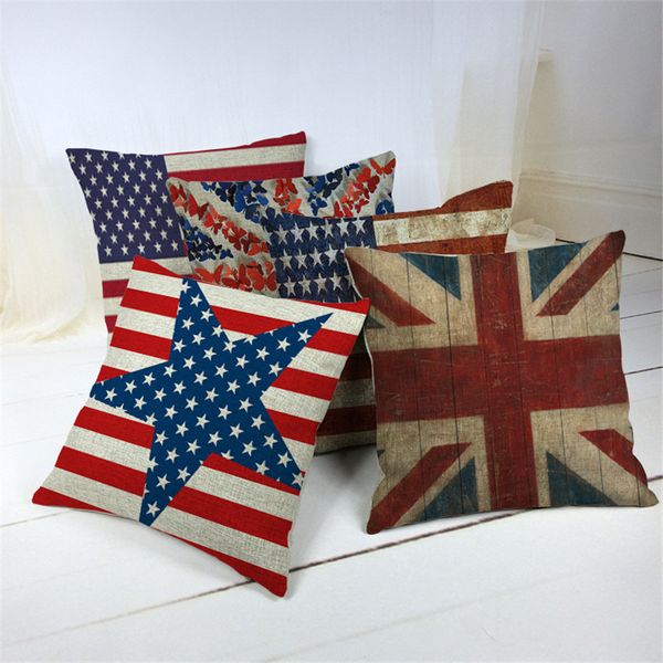 vintage euro country flag print couch cushion home decorative pillow cotton linen retro pillowcase 45x45cm seat back cushions
vintage euro country flag print couch cushion home decorative pillow cotton linen retro pillowcase 45x45cm seat back cushions