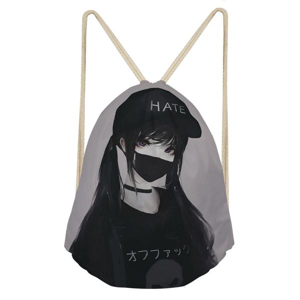 cool dark girl print drawstring bag for women girls linen string drawstring backpack rucksack black travel storage pouch dropper
cool dark girl print drawstring bag for women girls linen string drawstring backpack rucksack black travel storage pouch dropper