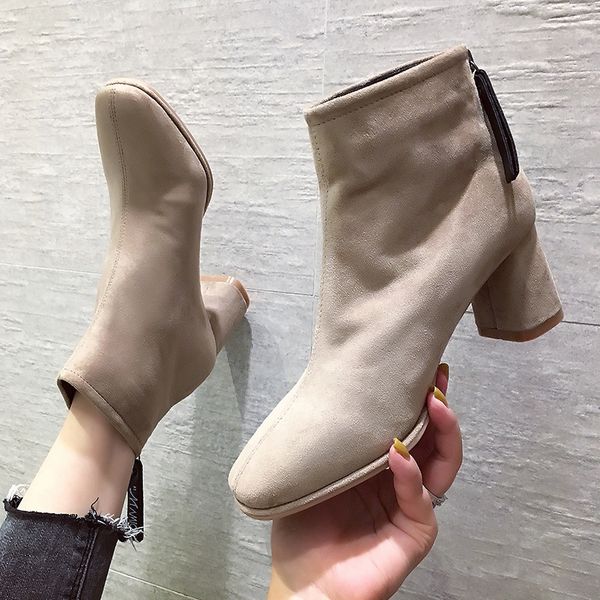 women boots high heels shoes woman winter shoes zipper boots-women booties ladies platform stiletto 2020 2019 rubber, Black
women boots high heels shoes woman winter shoes zipper boots-women booties ladies platform stiletto 2020 2019 rubber, Black