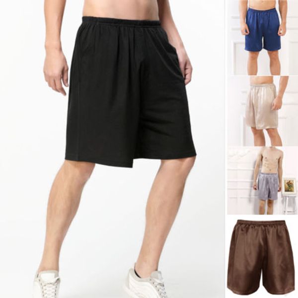 men's silk casual shorts sleepwear 2018 new summer solid loose loungewear night lounge shorts sleep bottoms -2xl, White;black
men's silk casual shorts sleepwear 2018 new summer solid loose loungewear night lounge shorts sleep bottoms -2xl, White;black