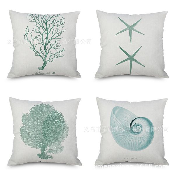 ocean flax pillow customized back cushion fashion fresh watercolor seabed flora and fauna sofa cushion pillow factory
ocean flax pillow customized back cushion fashion fresh watercolor seabed flora and fauna sofa cushion pillow factory