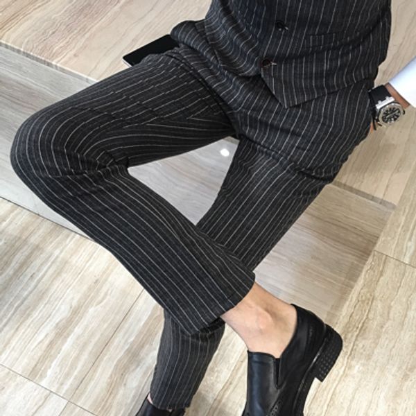 suit pants men for wedding formal men dress pants slim fit retro striped design trousers plus size 5xl perfume masculino 2018, White;black
suit pants men for wedding formal men dress pants slim fit retro striped design trousers plus size 5xl perfume masculino 2018, White;black