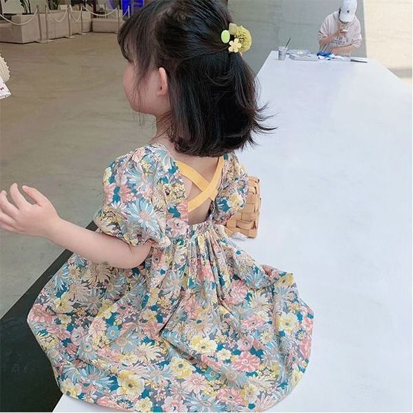 2020 summer baby girls cute dress floral 2 years old new kids clothes children age 7, Red;yellow
2020 summer baby girls cute dress floral 2 years old new kids clothes children age 7, Red;yellow