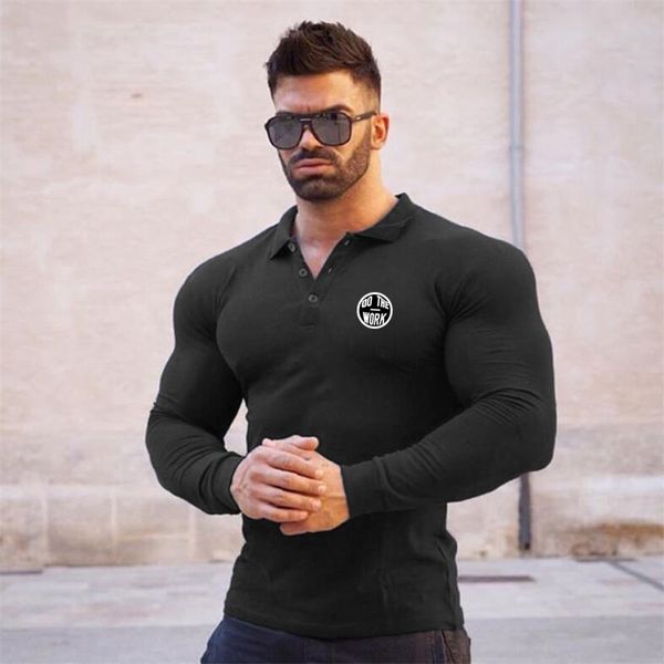 muscle guys brand spring fashion long sleeve polo shirts men slim fit turn collar male fitness polo shirt cotton bodybuilding poloshirt, White;black
muscle guys brand spring fashion long sleeve polo shirts men slim fit turn collar male fitness polo shirt cotton bodybuilding poloshirt, White;black