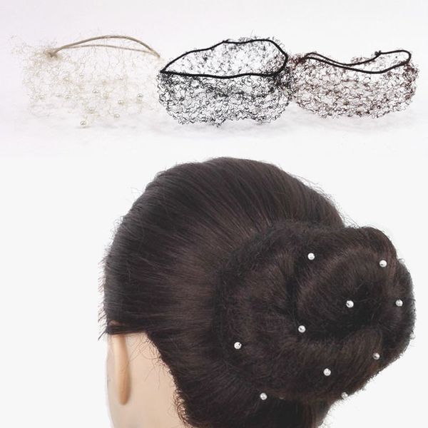 women invisible ballet bun cap with pearl black brown blond ballet hair bun cover dance skating hairnet accessories, Black;red
women invisible ballet bun cap with pearl black brown blond ballet hair bun cover dance skating hairnet accessories, Black;red
