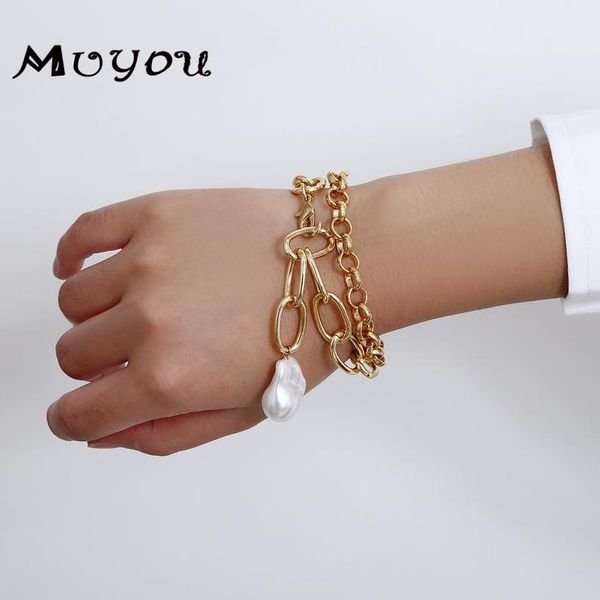punk bracelet pearl geometric double cu lian bracelet female hipster hip-hop personality fashion jewelry, Golden;silver
punk bracelet pearl geometric double cu lian bracelet female hipster hip-hop personality fashion jewelry, Golden;silver