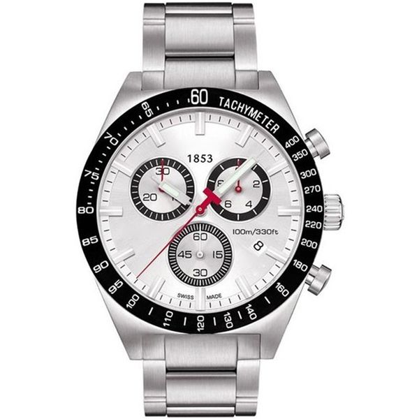 Top Quality Gents Wristwatch 1853 Stainless Steel Quartz Chronograph Watch T044 All Function Work Men's Military Watches
Top Quality Gents Wristwatch 1853 Stainless Steel Quartz Chronograph Watch T044 All Function Work Men's Military Watches