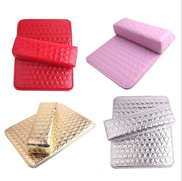 nail hand comfortable pillow two-piece/set pu leather washable hand cushion pillow manicure tool, Silver
nail hand comfortable pillow two-piece/set pu leather washable hand cushion pillow manicure tool, Silver