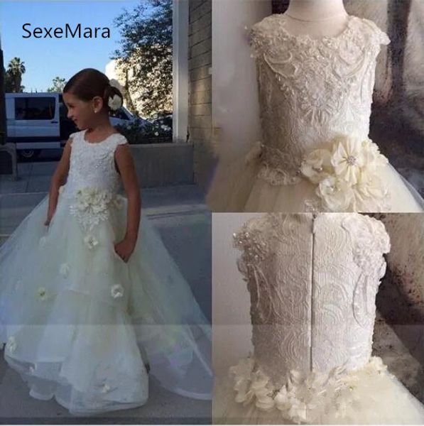 new customized flower girl dress for wedding with 3d floral appliques zipper back holy first communion gowns formal wears, Red;yellow
new customized flower girl dress for wedding with 3d floral appliques zipper back holy first communion gowns formal wears, Red;yellow
