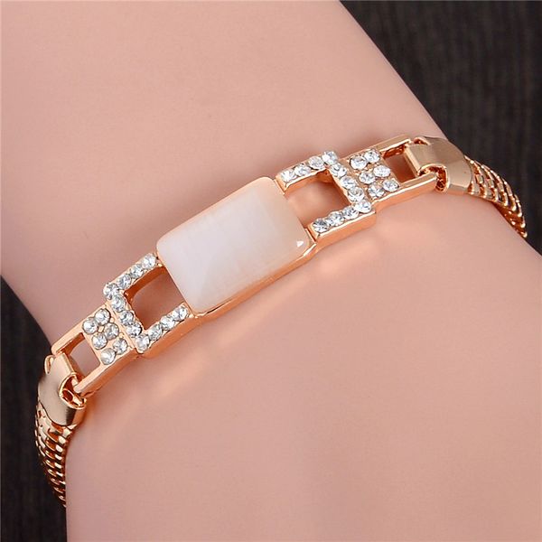 ch-905 new gold color unique austrian crystal pretty cat's eye stone womens bracelets wholesale drop shipping, Black
ch-905 new gold color unique austrian crystal pretty cat's eye stone womens bracelets wholesale drop shipping, Black