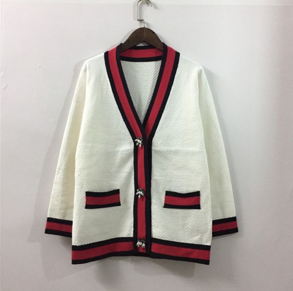 women cardigan knitting knitted luxury sweater brand quality coat crochet female pearl diamond buttom woman knit cardigans, White
women cardigan knitting knitted luxury sweater brand quality coat crochet female pearl diamond buttom woman knit cardigans, White
