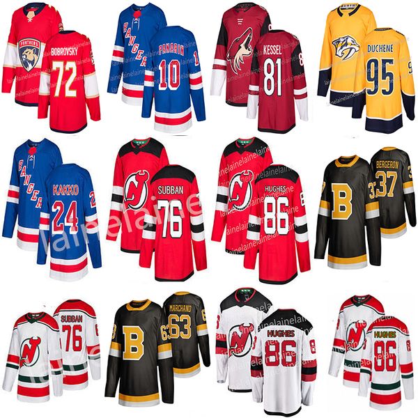 2019 new york rangers 10 artemi panarin new jersey devils 86 jack hughes 76 p. k. subban nashville predators 95 matt duchene hockey jerseys, Black;red
2019 new york rangers 10 artemi panarin new jersey devils 86 jack hughes 76 p. k. subban nashville predators 95 matt duchene hockey jerseys, Black;red