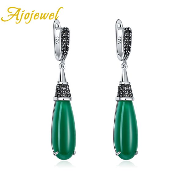 ajojewel vintage carved long drop earrings green resin water drop pendant bijoux for girlfriend wedding gift, Silver
ajojewel vintage carved long drop earrings green resin water drop pendant bijoux for girlfriend wedding gift, Silver