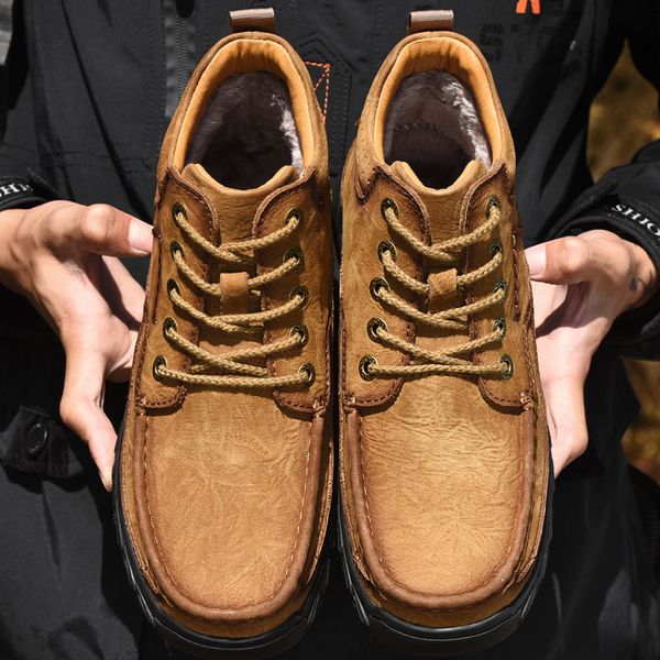 2020 brand fashion men's winter snow boots hiking outdoor sports super warm fur men's ankle boots non-slip casual shoes, Black
2020 brand fashion men's winter snow boots hiking outdoor sports super warm fur men's ankle boots non-slip casual shoes, Black