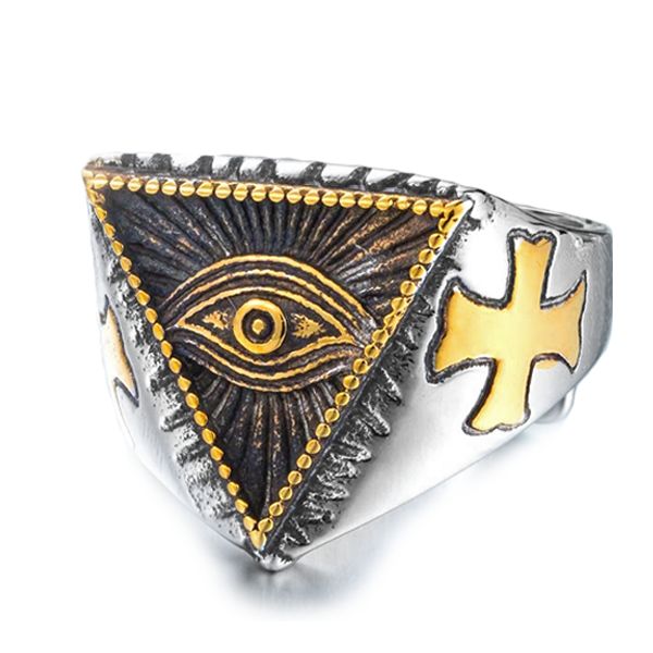 liste&luke 1pc support dropship silver golden eye of god ring 316l stainless steel jewelry men boys eye ring, Golden;silver
liste&luke 1pc support dropship silver golden eye of god ring 316l stainless steel jewelry men boys eye ring, Golden;silver