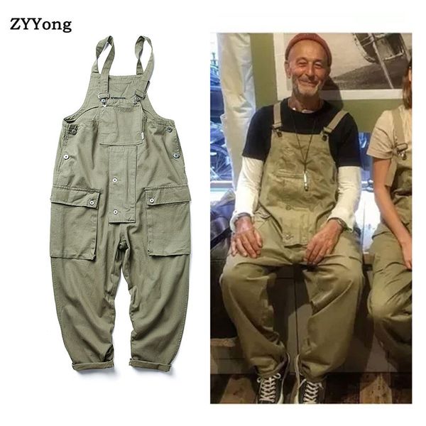 ins sping autumn wild american street fashion trend couple loose straight pocket bib men's overalls casual trousers jumpsuit, Black
ins sping autumn wild american street fashion trend couple loose straight pocket bib men's overalls casual trousers jumpsuit, Black