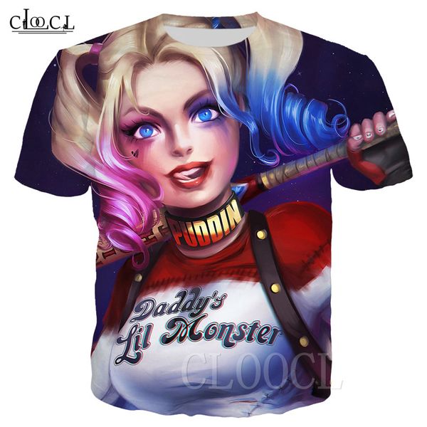 новый стиль harley quinn клоун футболка унисекс повседневный пуловер 3d печати птицы prey лето короткие рукава плюс размер hip hop streetwea, White;black
новый стиль harley quinn клоун футболка унисекс повседневный пуловер 3d печати птицы prey лето короткие рукава плюс размер hip hop streetwea, White;black