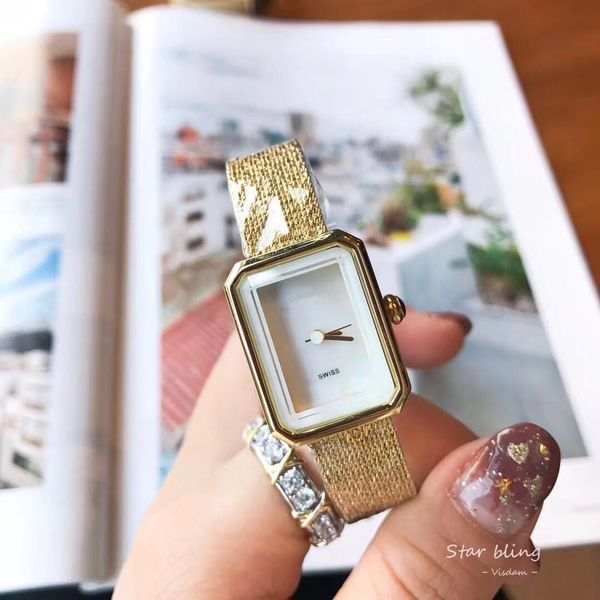 brand new fashion lady watch women steel watch rectangle luxury wristwatch modern quartz watch popular style for lady gift, Slivery;brown
brand new fashion lady watch women steel watch rectangle luxury wristwatch modern quartz watch popular style for lady gift, Slivery;brown