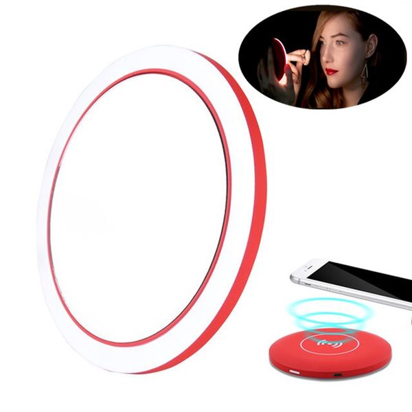 led vanity mirror with light for makeup wireless charging pocket small mini hand held adjustable brightness skin care tool
led vanity mirror with light for makeup wireless charging pocket small mini hand held adjustable brightness skin care tool