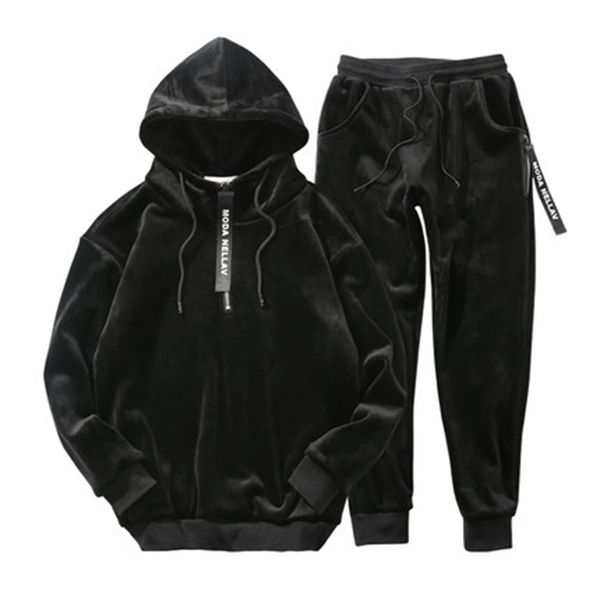 velvet winter hoodie set men two piece tracksuits warm sweatsuit jogging chandal hombre casual tracksuit men clothing 2018 5na90, Gray
velvet winter hoodie set men two piece tracksuits warm sweatsuit jogging chandal hombre casual tracksuit men clothing 2018 5na90, Gray