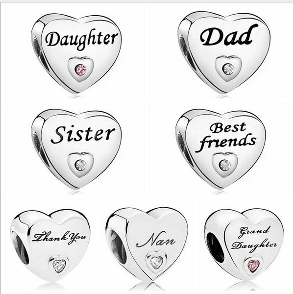 wholesale 20pcs friends daughter sister dad thank you diy silver charm loose bead jewelry marking charms fit pandora bracelet european, Black
wholesale 20pcs friends daughter sister dad thank you diy silver charm loose bead jewelry marking charms fit pandora bracelet european, Black