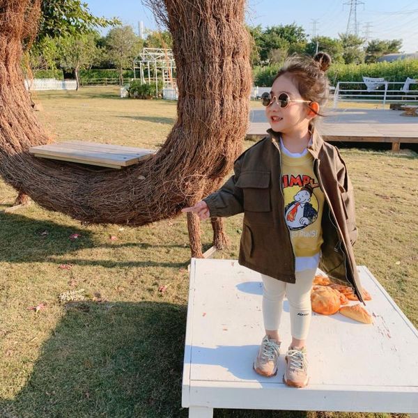 spring new arrival korean style cotton pure color casual fashion cool long windbreak coat with big pockets for baby girls, Blue;gray
spring new arrival korean style cotton pure color casual fashion cool long windbreak coat with big pockets for baby girls, Blue;gray