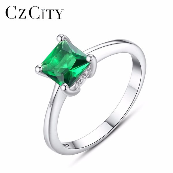 czcity emerald simple female zircon stone finger ring 925 sterling silver women jewelry prom wedding engagement rings brand gift
czcity emerald simple female zircon stone finger ring 925 sterling silver women jewelry prom wedding engagement rings brand gift