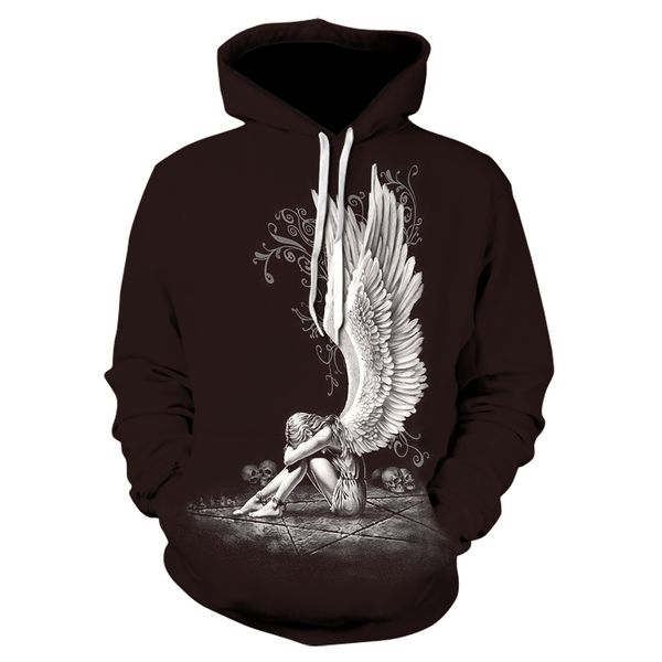 2019 new fashion trend for men and women printed flower hoodie, spring and autumn thin angel girl pullover harajuku hoodie, Black
2019 new fashion trend for men and women printed flower hoodie, spring and autumn thin angel girl pullover harajuku hoodie, Black