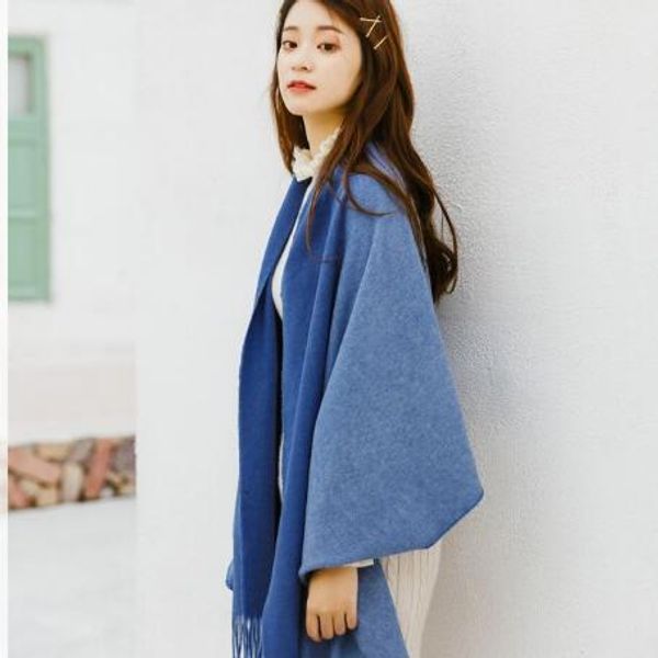new gradient scarf for womens autumn and winter cashmere scarves thickening with large shawl dual-use thermal neck, Blue;gray
new gradient scarf for womens autumn and winter cashmere scarves thickening with large shawl dual-use thermal neck, Blue;gray