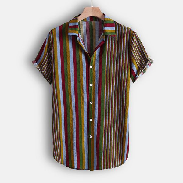 fashion hawaiian men's shirt camisa casual short sleeve shirt men button striped print beach male blouse camisa masculina, White;black
fashion hawaiian men's shirt camisa casual short sleeve shirt men button striped print beach male blouse camisa masculina, White;black