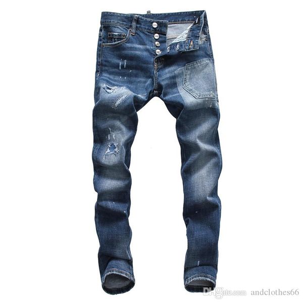 2020 mens designer jeans quality mens slim denim straight biker skinny jeans casual long men distressed pantalones mens jeans, Blue
2020 mens designer jeans quality mens slim denim straight biker skinny jeans casual long men distressed pantalones mens jeans, Blue