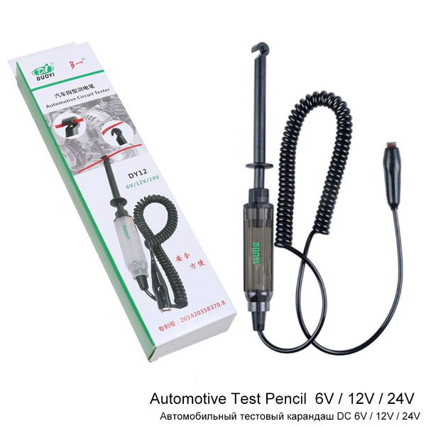 dy12 6v / 12v / 24v digital lcd electric voltage car hook type test pencil automotive test pencil
dy12 6v / 12v / 24v digital lcd electric voltage car hook type test pencil automotive test pencil