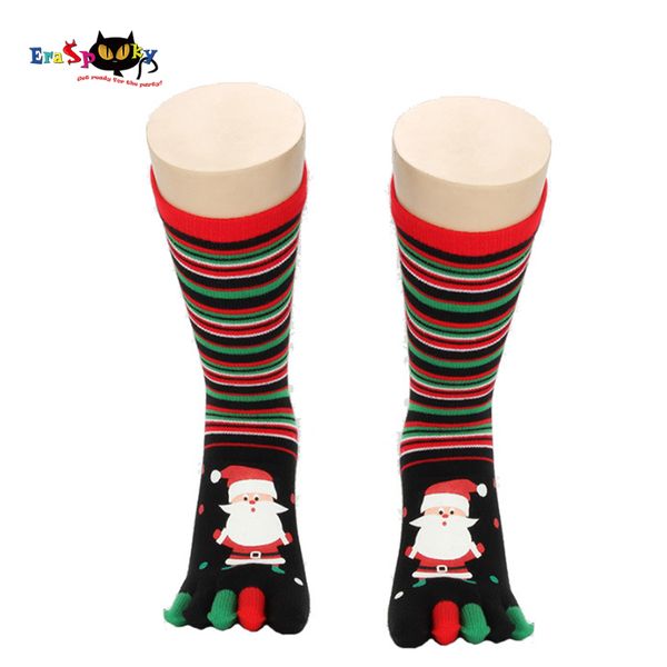 eraspooky 2018 winter christmas socks for santa claus socks costumes long toe five fingers snowman gift, Black;red
eraspooky 2018 winter christmas socks for santa claus socks costumes long toe five fingers snowman gift, Black;red
