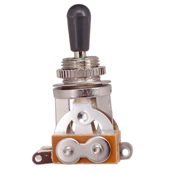 2 x3 way toggle switch short straight pickup for les paul type guitar black 
2 x3 way toggle switch short straight pickup for les paul type guitar black