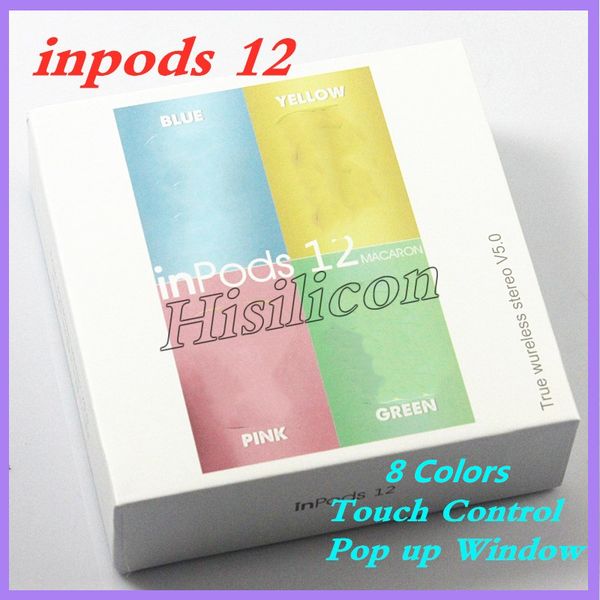 new arrival 8 colors macaron inpods 12 inpods12 tws wireless earphone bluetooth v5.0 with pop up window touch control headset for smartphon
new arrival 8 colors macaron inpods 12 inpods12 tws wireless earphone bluetooth v5.0 with pop up window touch control headset for smartphon