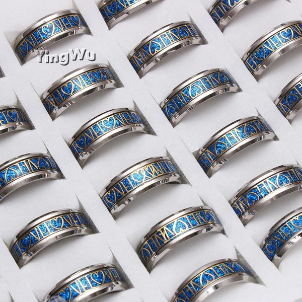 yingwu love rings silver blue stainless steel midi rings for men women charm jewelry dropshipping 20pcs, Slivery;golden
yingwu love rings silver blue stainless steel midi rings for men women charm jewelry dropshipping 20pcs, Slivery;golden