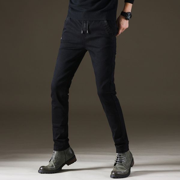 spring summer jeans men's slim fit elasticity skinny 2019 new style korean-style trend of fashion men's pants, Blue
spring summer jeans men's slim fit elasticity skinny 2019 new style korean-style trend of fashion men's pants, Blue