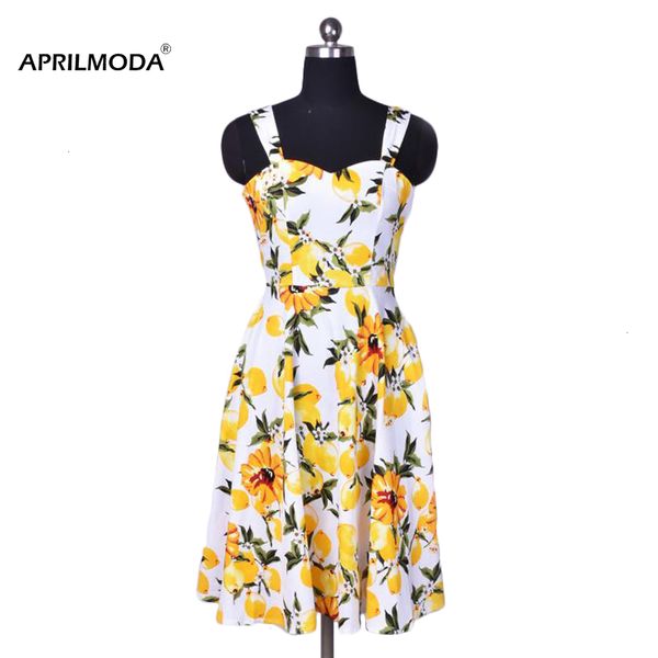 spaghetti strap summer women dress summer lemon printed women's retro dresses party vestidos office 50s swing rockabilly dress, Black;gray
spaghetti strap summer women dress summer lemon printed women's retro dresses party vestidos office 50s swing rockabilly dress, Black;gray